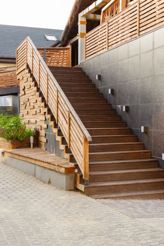 Curved Staircase Installation in Olathe, KS
