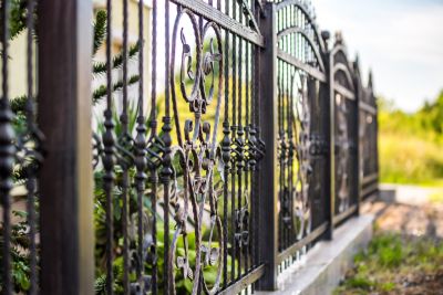 Wrought Iron Fence Sections